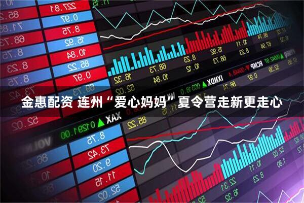 金惠配资 连州“爱心妈妈”夏令营走新更走心